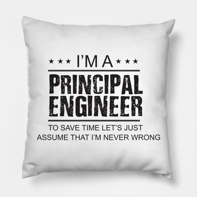 principal engineer Pillow by Vortex.Merch