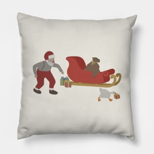 How The Goose Stole Christmas Pillow