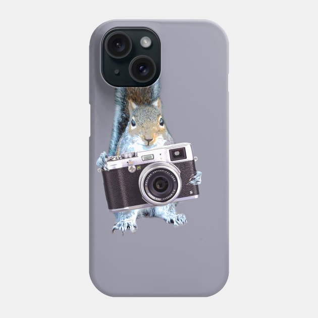 Squirrel Selfie Phone Case by PrettyDopeDad