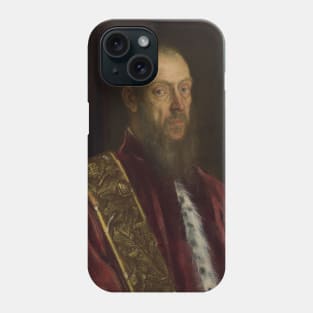 Portrait of Vincenzo Morosini by Tintoretto Phone Case