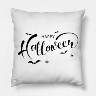 Happy Halloween text Pillow