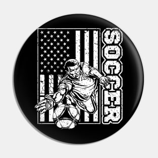 US Team Soccer Goalie Pin