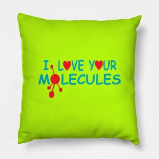 I Love Your Molecules Pillow