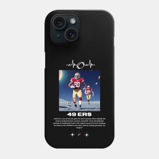 49 ers graphic design, funny 49 ers victor illustration design Phone Case