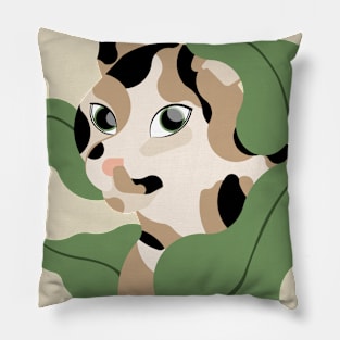 Calico cat Pillow