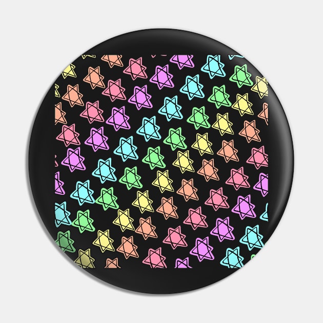 Pastel Star Sticker Pack Pin by HeavenlyTrashy