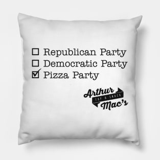 Pizza Party (front side only) Pillow