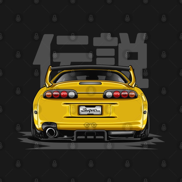 The Legend Supra MK-4 (Yellow Banana) by Jiooji Project