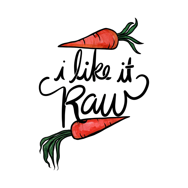 I Like It Raw Carrots by bubbsnugg