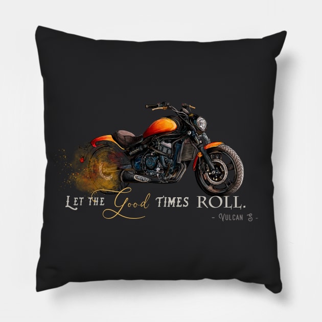 Kawasaki Vulcan S Slogan Shirt Pillow by Be Like Secret