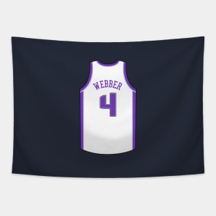 Chris Webber Sacramento Jersey Qiangy Tapestry