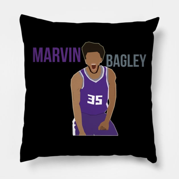 Marvin Bagley - Sacremento Kings Pillow by xavierjfong