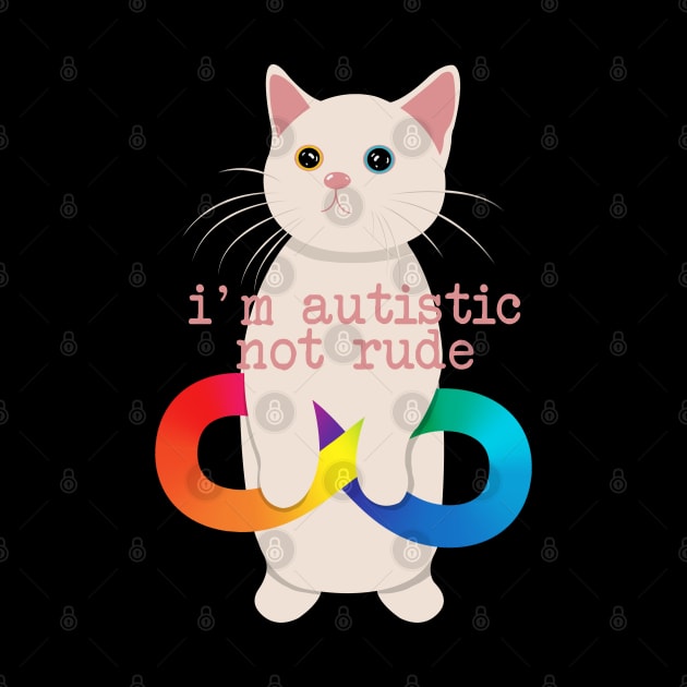 Cute Kitty With Autism Infinity Symbol by mia_me