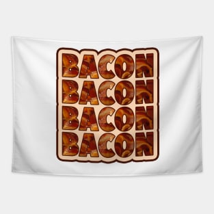 Bacon Bacon Bacon Bacon - 4 Slices Please Tapestry