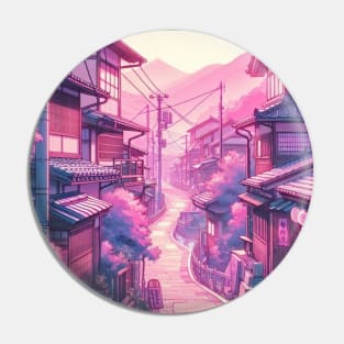 A Japanese Lane - Anime Drawing Pin