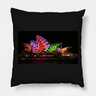 Vivid Shells on the Sails Pillow