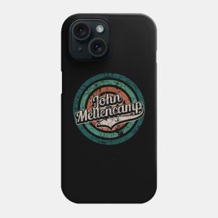 John Mellencamp // Retro Circle Crack Vintage Phone Case