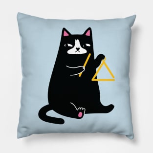 Triangle Cat - Full Front Pillow