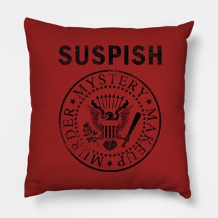 Bailey Sarian Suspish Murder Mystery Makeup black Pillow