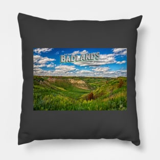 North Dakota Badlands Pillow