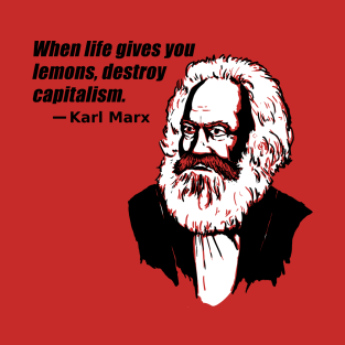 Communism T-Shirt - When life gives you lemons (red) by ExistentialComics