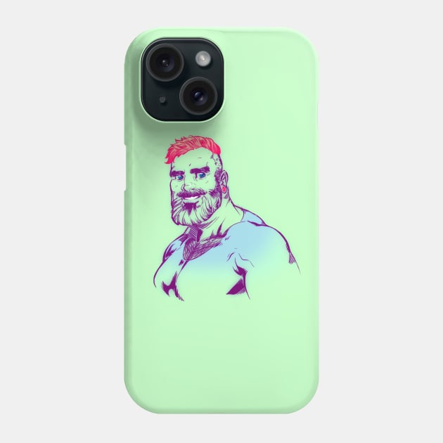 Beardo Phone Case by igloinor