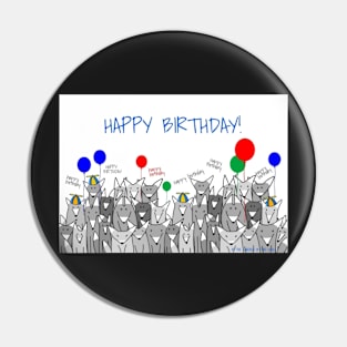 Happy Birthday! Peace! Pin