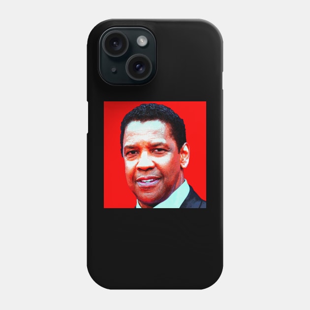 denzel washington Phone Case by oryan80