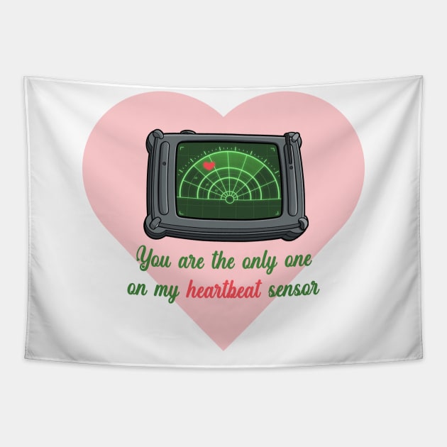 Valentine's Day Gift - Heartbeat Sensor COD Warzone Tapestry by SLH-69