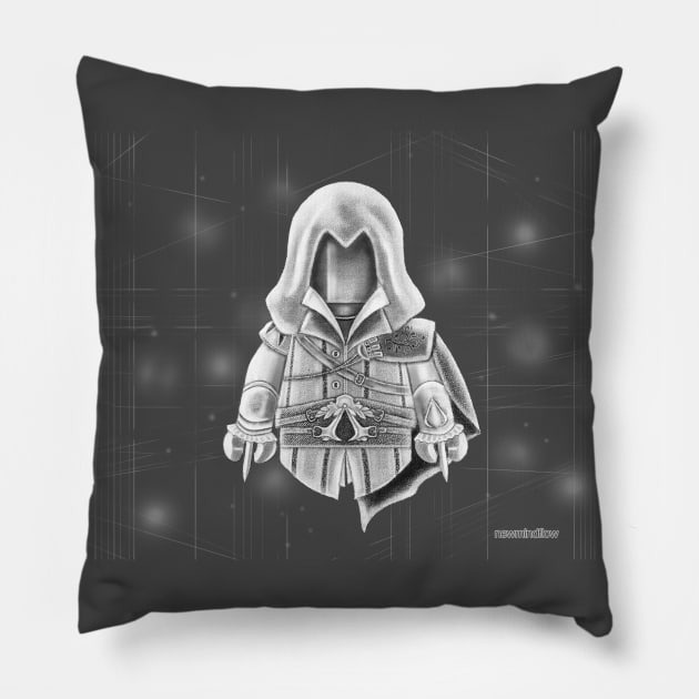 The Assassin Pillow by newmindflow