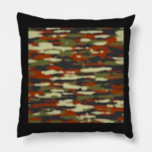 Camouflage Brown Olive Pillow