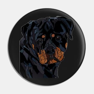 Rottweiler Freedom Pin