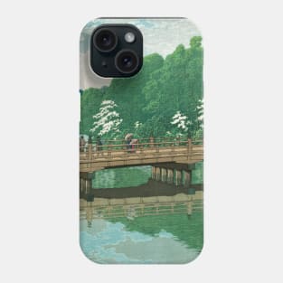 Benkei Bridge at Akasaka by Kawase Hasui Phone Case