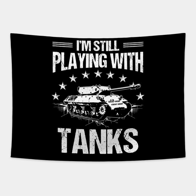 Tanks/Tank Forces/Panzer/Playing/Gift/Present Tapestry by Krautshirts