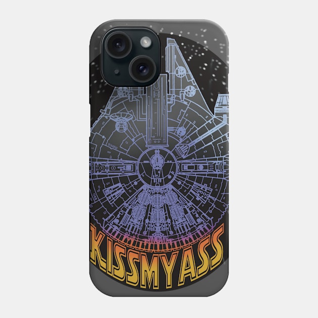 kiss my rebel ass 2 Phone Case by Paskalamak