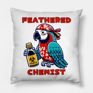 Chemistry parrot Pillow