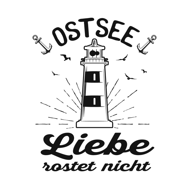 Ostsee Spruch Liebe Meer by Foxxy Merch