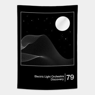 ELO - Discovery / Minimal Style Graphic Artwork Design Tapestry