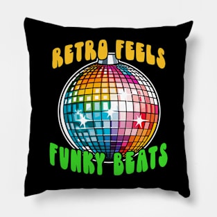 Retro Disco Dance Party for the Groovy Soul Funky Disco Pillow