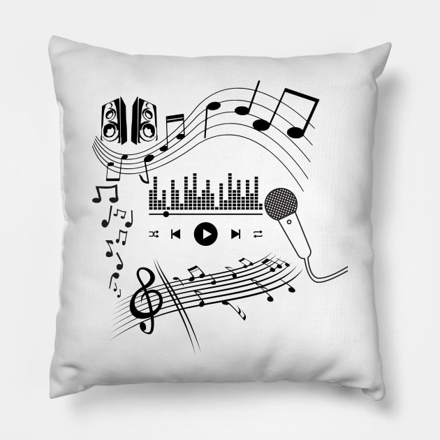 Music Pillow by ahlama87