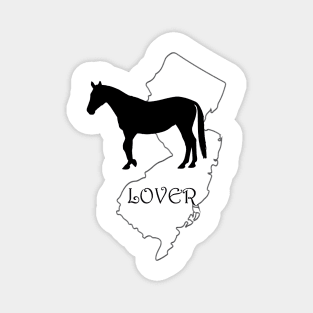 New Jersey Horse Lover T shirt Magnet