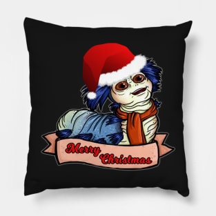 Labyrinth Worm Christmas Pillow