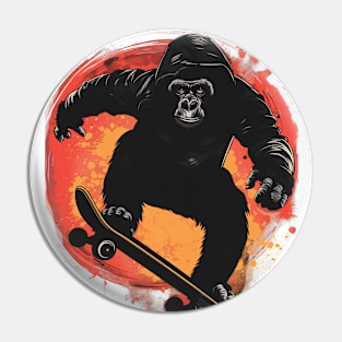 Ape Skating 92012 Pin