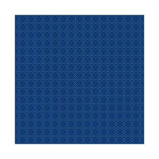 Blue Pattern Design T-Shirt