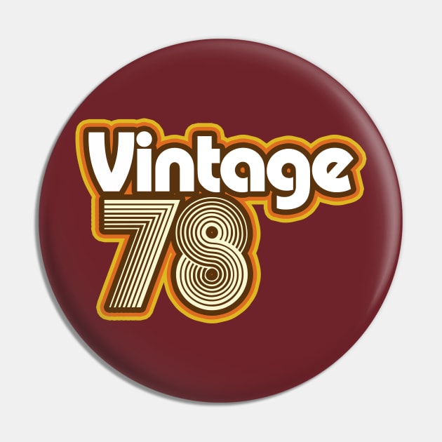 Vintage 1978 Styleuniversal Pin by Styleuniversal