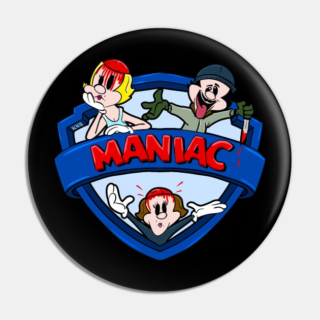 Maniac Pin by RC3 Studios