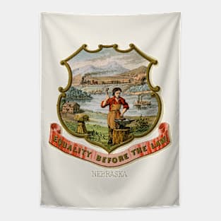 1876 Nebraska Coat of Arms Tapestry