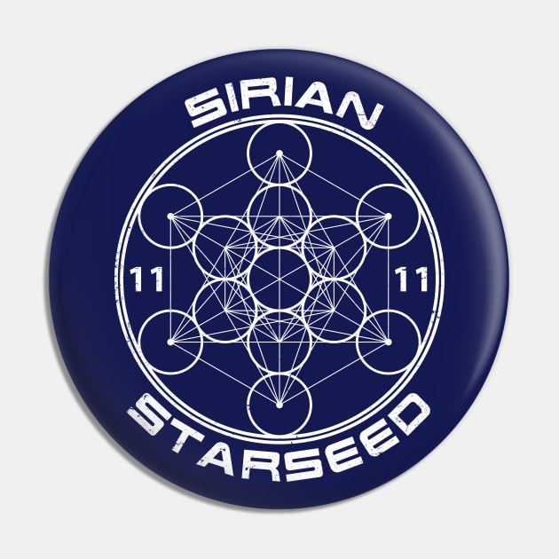 Sirian Starseed Sacred Geometry Pin by rycotokyo81