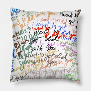 I want to get old with you Pillow