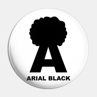 Arial Black Pin